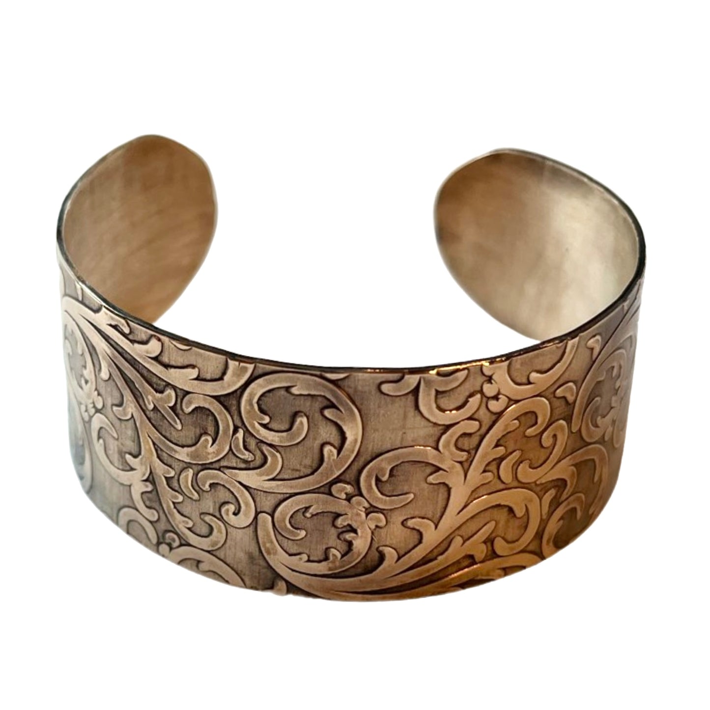 Textured Metal Cuff Bracelette