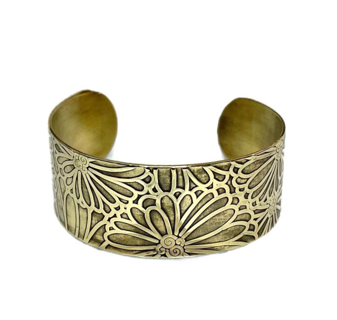 Textured Metal Cuff Bracelette